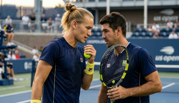 Dupla brasileira Orlando Luz e Rafael Matos inicia desafio no US Open