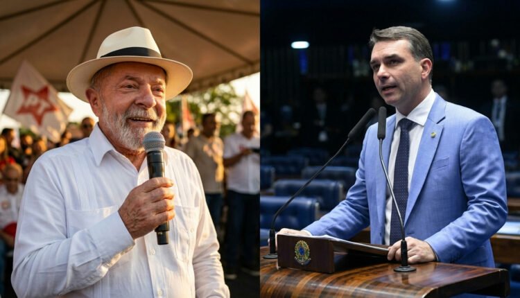 Lula e Flávio Bolsonaro em empate técnico para o segundo turno das Eleições