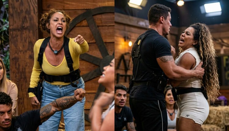 Nome de Lexa inflama briga entre Darlin Ferrattry e Giovanna Gold em a Fazenda 18