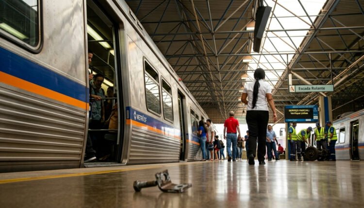 Peça de trem causa descarrilamento e Metrô-df não identifica origem da falha