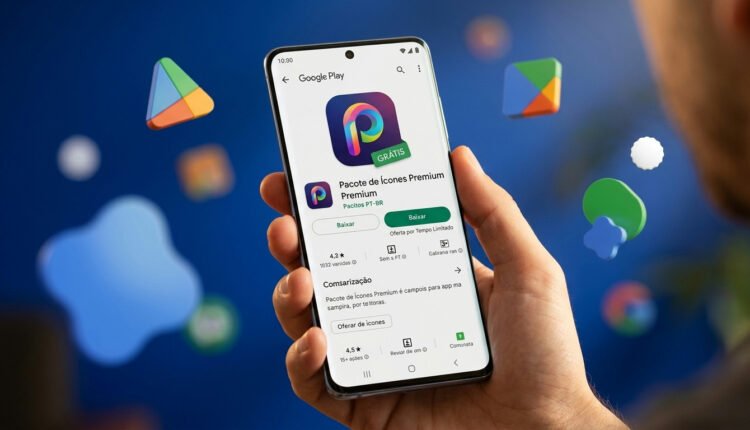 Play Store libera acesso gratuito a aplicativos e pacotes de ícones premium