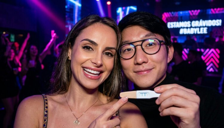 Pyong Lee e Natália Nasser revelam que esperam o primeiro filho