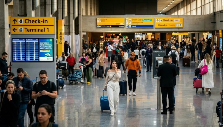 Reforma tributária pode elevar preço de passagens aéreas em até 16,1% e impactar demanda