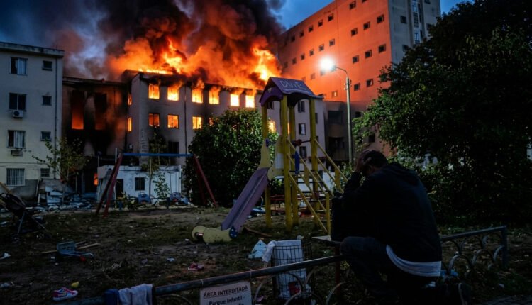 Tragédia em Kiev: ataque de drone russo ceifa vida de mãe e filhos