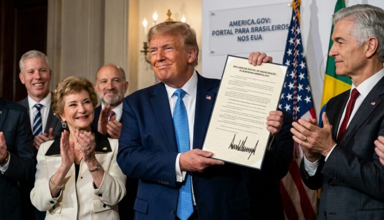 Trump lança America.gov, critica tecnologia federal e faz declaração ousada