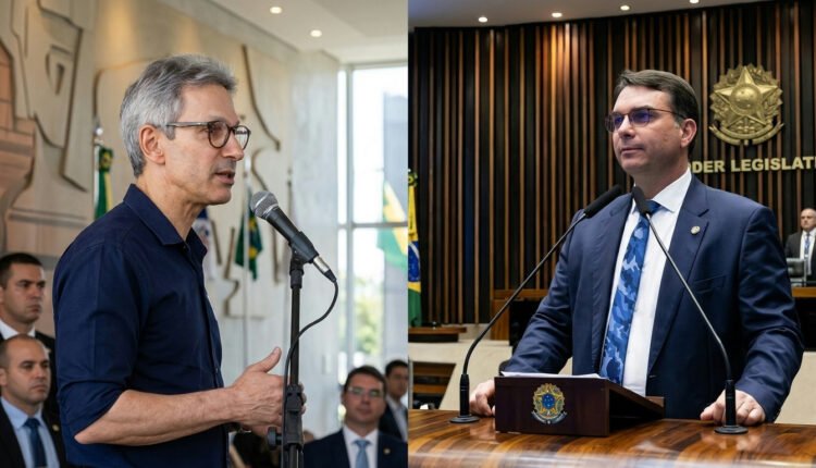 Zema autoriza: Candidatos do Novo declaram apoio a Flávio Bolsonaro no 1º turno