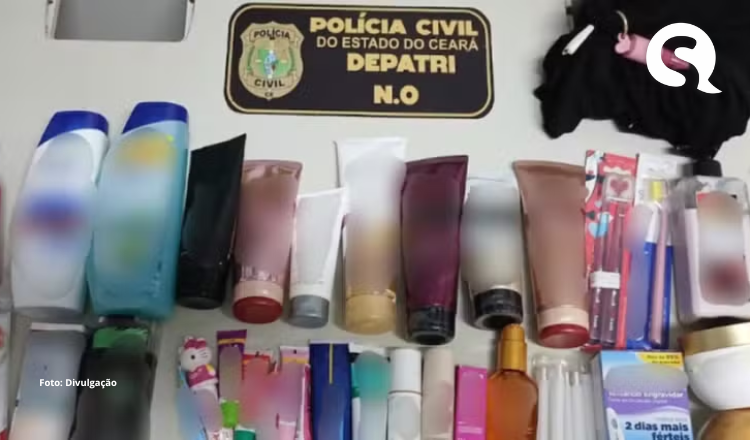 Mulher é presa por furto de produtos dermatológicos em farmácia na área nobre de Fortaleza