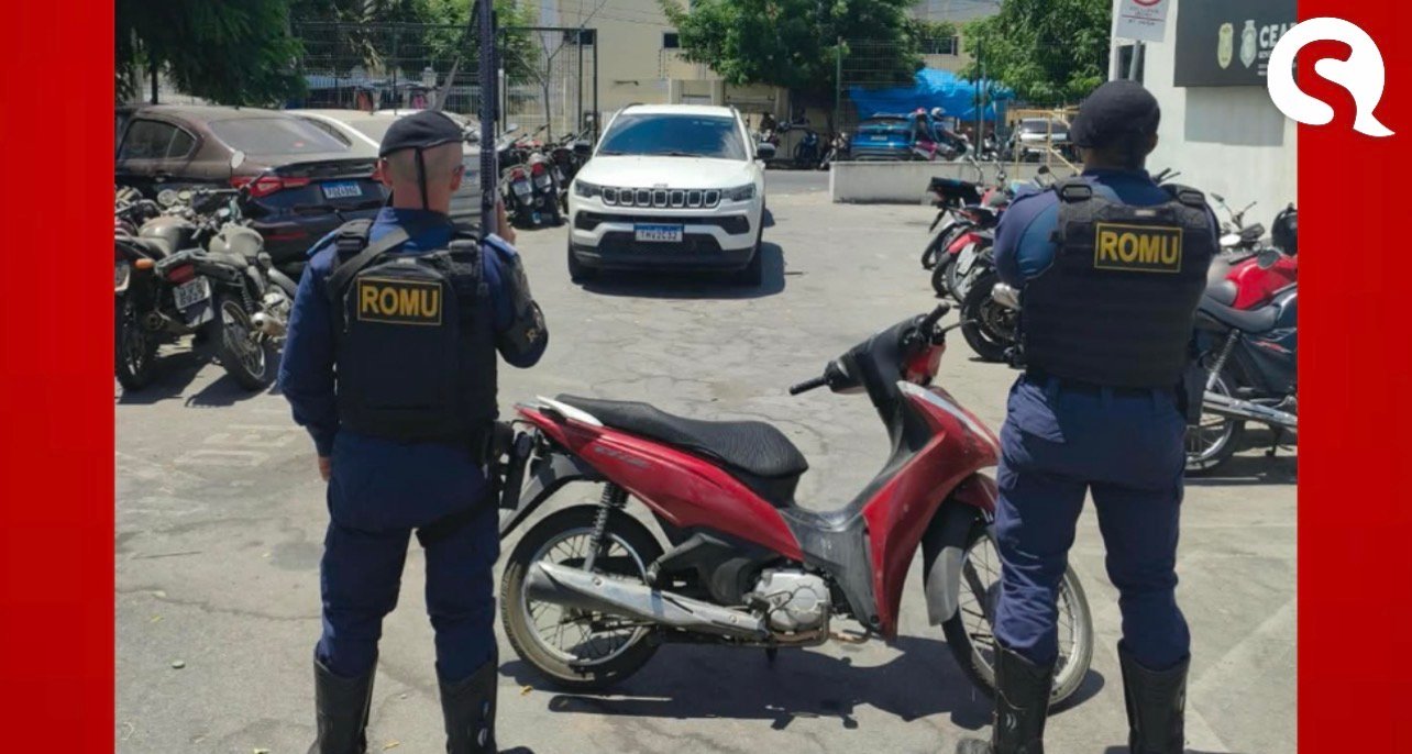 ROMU localiza motocicleta com queixa de roubo nas proximidades do Cemitério do Junco, em Sobral
