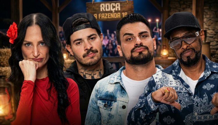 A Fazenda 18: Ariela, Jottapê, Renê e Thaíde protagonizam a terceira roça