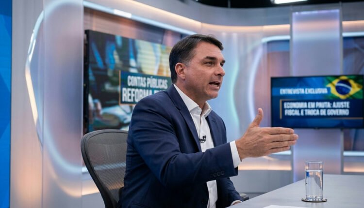 Ajuste fiscal tem como principal medida a saída de Lula da presidência, afirma Flávio Bolsonaro