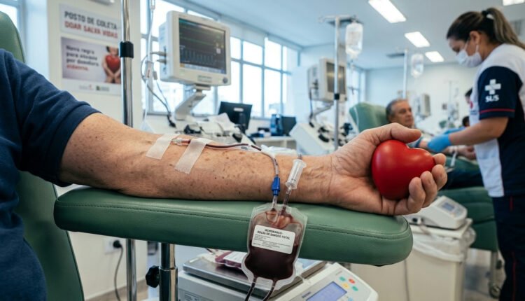 Brasil amplia acesso à doação de sangue e permite continuidade para idosos acima de 70 anos