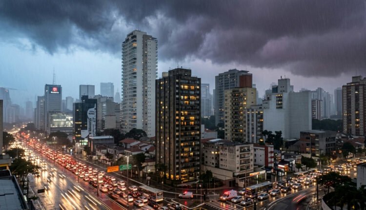 Chuva forte coloca São Paulo em estado de atenção para alagamentos nesta sexta-feira