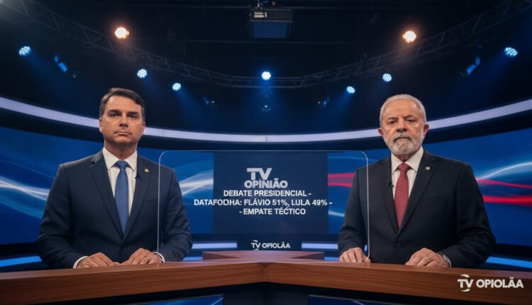 Datafolha aponta cenário de empate técnico entre Flávio e Lula na reta final