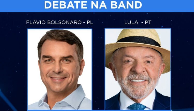 Debate reúne Lula e Flávio Bolsonaro na Band pelo segundo turno