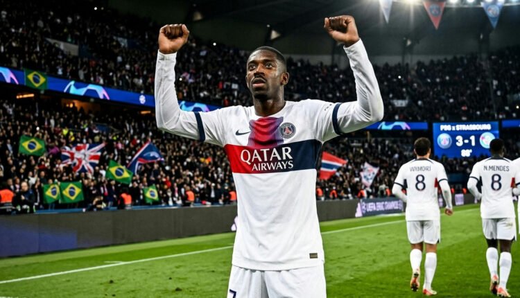 Dembélé supera pênalti desperdiçado e comanda virada do PSG sobre o Strasbourg