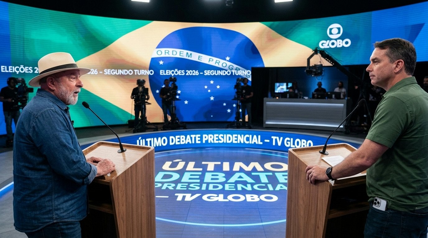 Eleições 2026: lula e flávio bolsonaro se enfrentam no último debate da globo