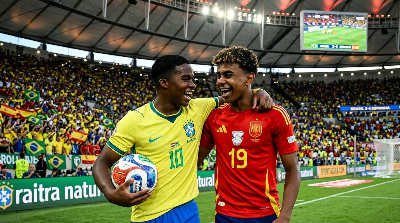 Endrick e lamine yamal transformam o futebol e movem a geraçao z