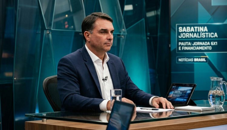 Flávio Bolsonaro descarta rever fim da escala 6x1 e rebate suspeitas sobre filme