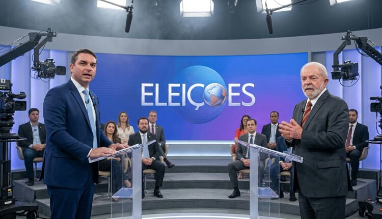 Flávio Bolsonaro e Lula marcam presença com aliados em debate decisivo