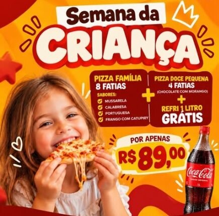 Fogo & Raiz lança combo especial de pizzas para celebrar a Semana da Criança