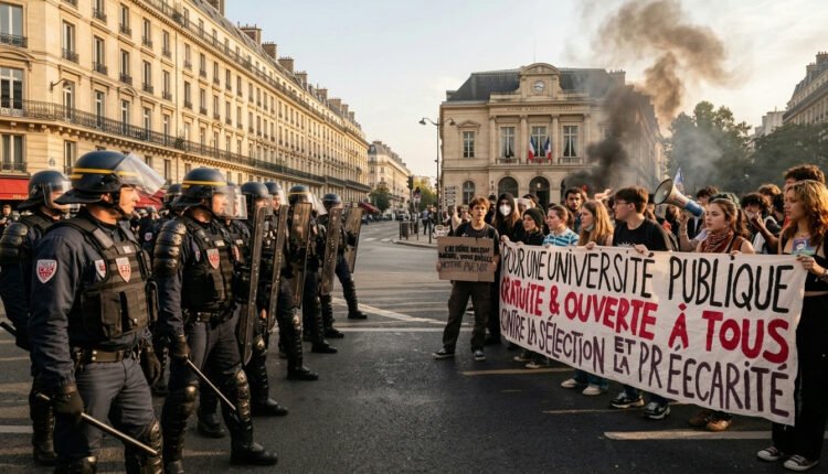 França registra onda de violência em protestos com ataques a prefeituras