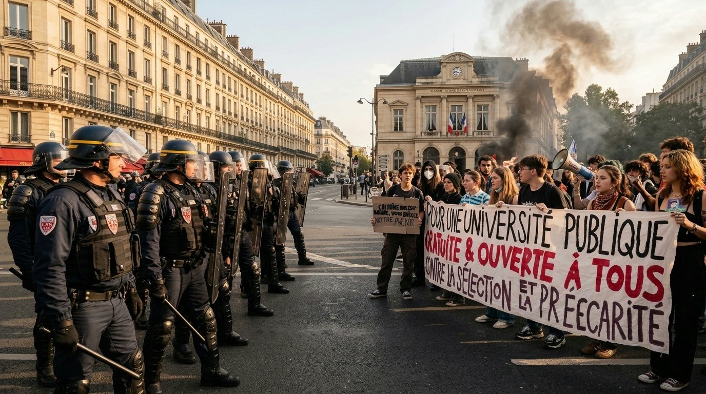 França registra onda de violência em protestos com ataques a prefeituras