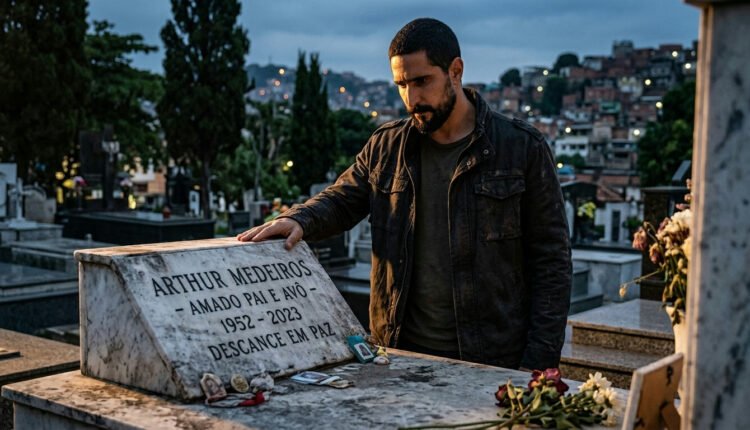 Heitor visita túmulo do pai e jura vingança em Quem Ama Cuida