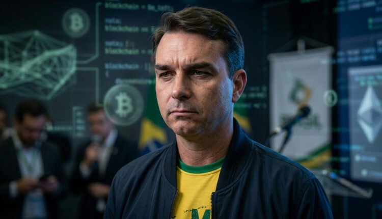 Justiça Federal aceita queixa de Flávio Bolsonaro contra site de criptomoeda