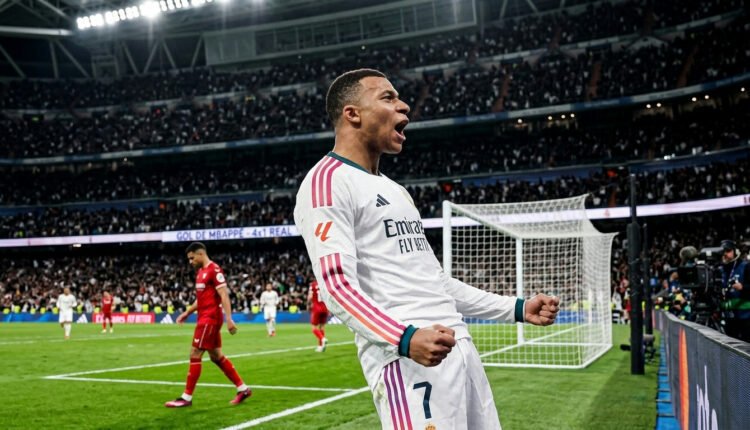 Mbappé comanda goleada do Real Madrid sobre o Sevilla pela La Liga