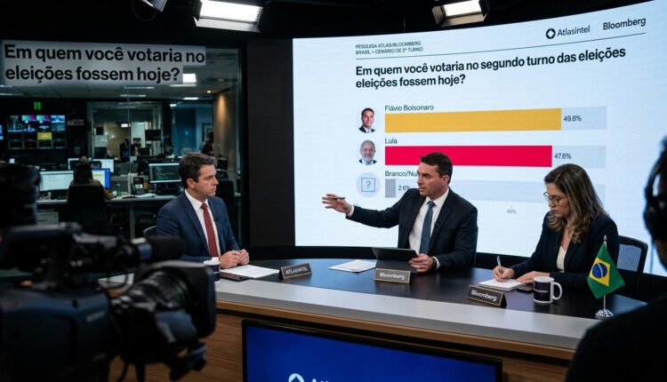 Pesquisa Atlasintel aponta Flávio Bolsonaro à frente de Lula na corrida presidencial