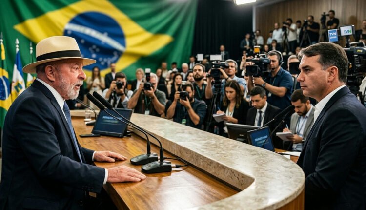 Pesquisa eleitoral aponta disputa acirrada entre flávio bolsonaro e lula