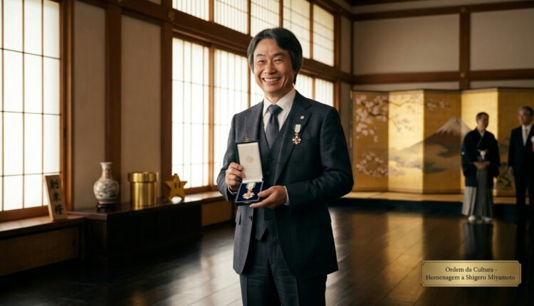 Shigeru Miyamoto recebe Medalha da Ordem da cultura no Japão