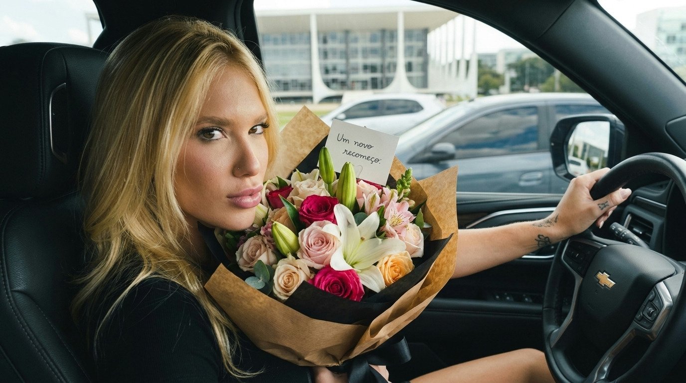 Virginia desperta curiosidade ao exibir novo buquê de flores após término